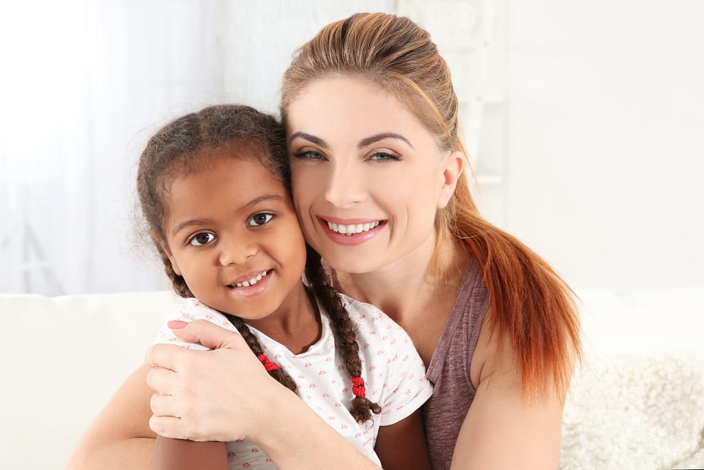 Happy,Mother,And,African,American,Daughter
